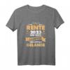 Eine Legende geht in Rente 2023 T-Shirt – Lustiges Abschiedsgeschenk für Pensionierung & Ruhestand