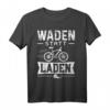 Waden Statt Laden - Anti E-Bike T-Shirt für Fahrradliebhaber, Radfahrer Geschenkidee & Humorvolles Fahrrad Design