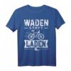 Waden Statt Laden - Anti E-Bike T-Shirt für Fahrradliebhaber, Radfahrer Geschenkidee & Humorvolles Fahrrad Design