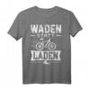 Waden Statt Laden - Anti E-Bike T-Shirt für Fahrradliebhaber, Radfahrer Geschenkidee & Humorvolles Fahrrad Design