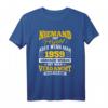 Niemand ist perfekt aber 1959 Geburtsjahr Geburtstag T-Shirt – Exklusives Geschenk für Geburtstagskinder und Weihnachtsüberraschung