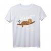 Faultier - Arbeit Kann Man Das Essen Lustiges Geschenk T-Shirt für Faule & Arbeitsscheue mit Humor