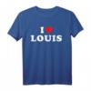 Ich liebe Louis T-Shirt - Personalisiertes Herz-Design Geschenk für Louis, Geburtstag, Namenstag oder Neugeborenes