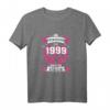 Damen Geschenk zum 21. Geburtstag - Frauen Prinzessin Jahrgang 1999 T-Shirt für Feier, Party & besondere Anlässe