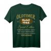 Lustiges 80. Geburtstag T-Shirt für Mann und Frau - Witzige Geschenkidee & Dekoration für den 80. Geburtstag 1944