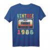 1986 Geschenk T-Shirt - Retro Vintage Geburtstag, Cooles Jahrgangs-Shirt für alle, die 1986 geboren sind