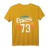50. Geburtstag T-Shirt Jahrgang 1973 Original Retro Geschenk für Jungs, Mädchen, Frauen und Männer
