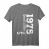48. Geburtstag Geschenk für Männer und Frauen Jahrgang 1975 – Perfektes Geschenk zum 48. Geburtstag im April