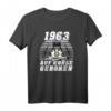 Ruhrpott Jahrgang 1963 auf Kohle Geboren T-Shirt – Lustiges Bergbau Motiv für Geburtstag, Freunde & Verwandte aus dem Pott