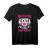 Damen 19. Geburtstag Geschenk Jahrgang 2001 - Lustiges Birthday Queen T-Shirt für Frauen, Freundinnen & Familienmitglieder
