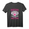 Damen 19. Geburtstag Geschenk Jahrgang 2001 - Lustiges Birthday Queen T-Shirt für Frauen, Freundinnen & Familienmitglieder
