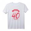 HapOwl Geschenk Frau - Lustiges T-Shirt mit Spruch 'So gut kann man als Frau mit 40 aussehen' für Mutter, Frau & Freundinnen