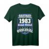 Baujahr 1983 Geschenk Geburtstag Shirt Jahrgang 83 – Vintage Retro T-Shirt für runden Geburtstag, Vater, Mutter, Bruder, Opa