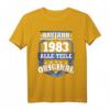 Baujahr 1983 Geschenk Geburtstag Shirt Jahrgang 83 – Vintage Retro T-Shirt für runden Geburtstag, Vater, Mutter, Bruder, Opa