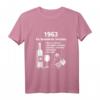 Geburtstag Spruch Deko Vintage - Besonderer Jahrgang 1963 T-Shirt für Frauen und Männer, originelle Geschenkidee zum 18. bis 80. Geburtstag