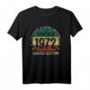 Jahrgang 1972 50 Jahre Geschenk - Legendäres Vintage T-Shirt zum Geburtstag für Mann und Frau, ideal für Vater, Opa & Onkel