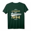 LEGENDÄR SEIT SEPTEMBER 1994 T-Shirt – Perfektes Geschenk zum 28. Geburtstag für Jahrgang 1994 Legenden