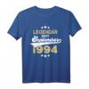 LEGENDÄR SEIT SEPTEMBER 1994 T-Shirt – Perfektes Geschenk zum 28. Geburtstag für Jahrgang 1994 Legenden