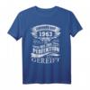 Herren Geburtstag 1963 Geschenk T-Shirt mit Jahreszahl - Lustiges Geburtstagsshirt für Männer zum 60. Geburtstag