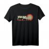 Veganer Shirt. Jahrgang Vegan T-Shirt. Retro Vintage Vegetarier Shirt – Geschenkidee für Veganer Männer und Frauen im Vintage-Stil
