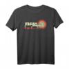 Veganer Shirt. Jahrgang Vegan T-Shirt. Retro Vintage Vegetarier Shirt – Geschenkidee für Veganer Männer und Frauen im Vintage-Stil