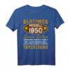 70. Geburtstag T-Shirt für Mann und Frau - Oldtimer Jahrgang 1950 Überraschung für Party & Feier