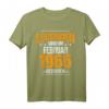 Legenden Sind Im Februar 1966 Geboren - Vintage Geburtstags T-Shirt für Damen und Herren, Perfekt für Jubilare & Geburtstagsfeiern