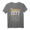 47 Jahre Oldtimer 1977 Einzelstück Vintage T-Shirt – Perfektes Geburtstagsgeschenk & Party-Outfit für Männer und Frauen