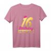 Prinzessin Krone T-Shirt zum 16. Geburtstag für Mädchen - Lustiges Geschenk für Teenager mit Jahrgang 2007