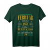 Lustiges 70. Geburtstag T-Shirt Jahrgang 1951 Februar - Vintage Style Geschenkidee für Männer & Frauen, Opa, Oma, Papa, Mama, Freunde & Kollegen