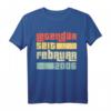 Legendär Seit Februar 2006 Geboren Geburtstag Jahrgang T-Shirt – Witziges Vintage Geschenk für Jungen und Mädchen zum Geburtstag 2006