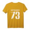 Lustiges T-Shirt zum 46. Geburtstag Jahrgang 1973 September – Personalisiertes Geschenk für Männer und Frauen