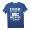 Baujahr März 1962 Vintage Mann Frau 60. Geburtstag T-Shirt – Lustiges Geschenk für Jubilare & Partyaccessoire