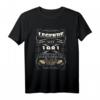 42. Geburtstag T-Shirt für Frauen und Männer – Geschenk zum 42. Geburtstag, Jahrgang 1981, perfekt für Feiern im ganzen Jahr