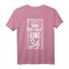 Herren Geburtstag Geschenk 1986 - Birthday King Krone T-Shirt für den 34. Geburtstag, Partyoutfit & Überraschung für Männer