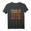 Geschenk zum 44. Geburtstag Jahrgang 1976 März - Lustiges Vintage T-Shirt für Männer und Frauen, Familienmitglieder, Opa, Oma, Papa, Mama, Freunde & Kollegen