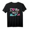 Ich Liebe Die Neunziger T-Shirt - Perfektes Geschenk für 90er Fans, Party & Revival Events
