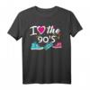 Ich Liebe Die Neunziger T-Shirt - Perfektes Geschenk für 90er Fans, Party & Revival Events