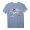 Ich Liebe Die Neunziger T-Shirt - Perfektes Geschenk für 90er Fans, Party & Revival Events