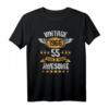 55. Geburtstag T-Shirt Mann & Frau, Jahrgang 1966 Geschenkidee – Legendär seit 1966, Retro Vintage Design für die Party