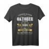 Geschenk zum 21. Geburtstag Jahrgang 1999 Oktober - Lustiges Vintage T-Shirt für Sie & Ihn, Geburtstagsgeschenkidee für Familien, Freunde & Kollegen