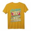 Oldtimer 1957 T-Shirt Geschenk zum Geburtstag - Vintage Retro Shirt mit lustigem Spruch für Auto- und Oldtimer-Liebhaber