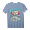 Oldtimer 1957 T-Shirt Geschenk zum Geburtstag - Vintage Retro Shirt mit lustigem Spruch für Auto- und Oldtimer-Liebhaber