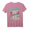 Oldtimer 1957 T-Shirt Geschenk zum Geburtstag - Vintage Retro Shirt mit lustigem Spruch für Auto- und Oldtimer-Liebhaber