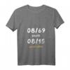 Geburtstag August 1969 Jahrgang 1969 - 54. Geburtstag Geschenk T-Shirt mit V-Ausschnitt im Retro-Look für Jubiläum & besondere Anlässe