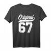 56. Geburtstag Geschenk für Mann und Frau - Original Jahrgang 1967 T-Shirt, lustiges Geburtstagsoutfit für Damen und Herren