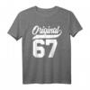 56. Geburtstag Geschenk für Mann und Frau - Original Jahrgang 1967 T-Shirt, lustiges Geburtstagsoutfit für Damen und Herren