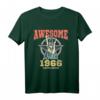 Awesome Since 1966 Vintage T-Shirt - Geburtstagsgeschenk für 54 Jahre alte Rocker, Heavy-Metal & Death-Metal Fans
