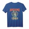 Awesome Since 1966 Vintage T-Shirt - Geburtstagsgeschenk für 54 Jahre alte Rocker, Heavy-Metal & Death-Metal Fans