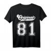 39. Geburtstag Geschenk für Mann und Frau - Original Jahrgang 1981 T-Shirt für Geburtstagsparty & Geschenkidee